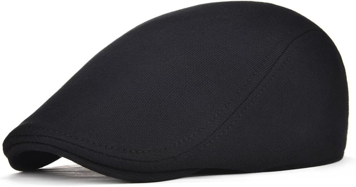 Men Cotton Newsboy Cap Soft Fit Cabbie Hat - Image 2