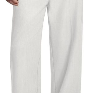 Mens Baggy Dress Pants Old Money Vintage Pleated Wide Leg Pants Summer Casual Slacks Relaxed Fit Trousers